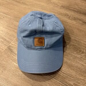Carhartt Ball Cap Hat Adult Strap-back Adjustable Light-Blue 100% Cotton AH0289